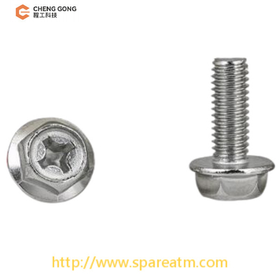 M4 * 6 Hexagon 7.0 NCR S2 Channel Cross Hexagon Screw For NCR Parts Replacement Components