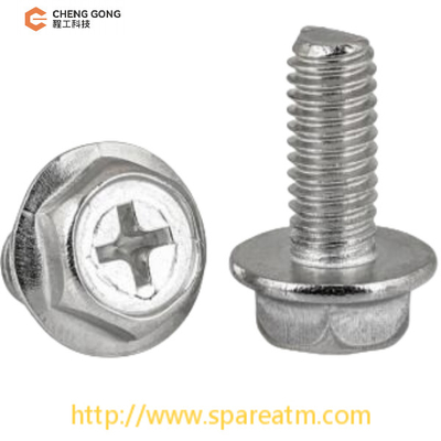M4 * 10 NCR S2 Channel Cross Hexagon Screw cho các bộ phận thay thế NCR